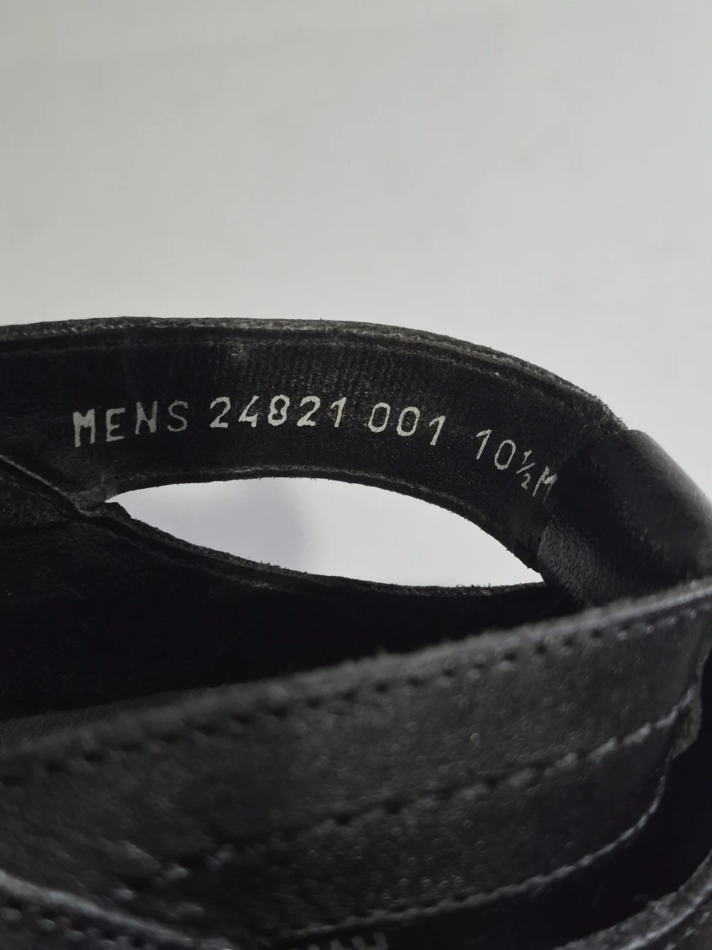 Men's Black Leather Buckle Dress Sandals